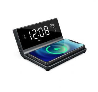 Бездротовий зарядний пристрій з годинником Cyber, TM TEG - Зображення 3
