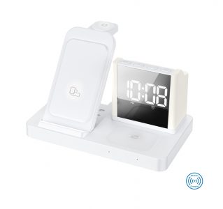 Бездротовий зарядний пристрій з годинником Time Dock, TM TEG